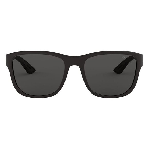 New PRADA LINEA ROSSA Active Black Rectangle SPS01U DG0-5S0 Sunglasses Women - Picture 2 of 4